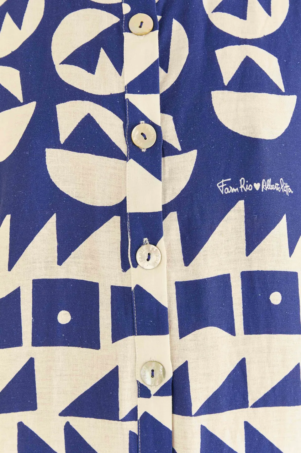 FARM Rio Off-White Pitta Tiles Jumpsuit Online