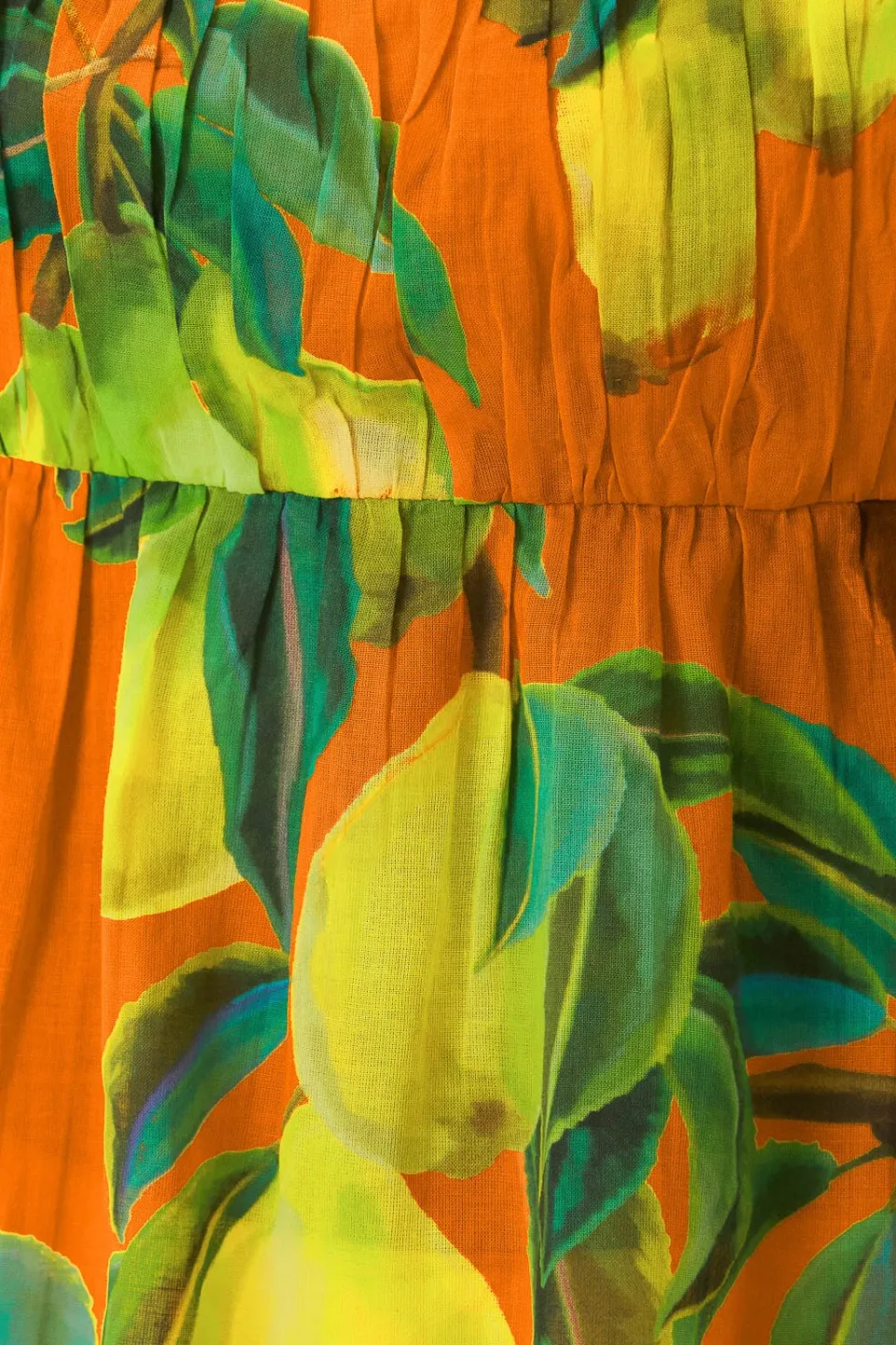 FARM Rio Orange Chic Pears Short Sleeve Blouse Sale