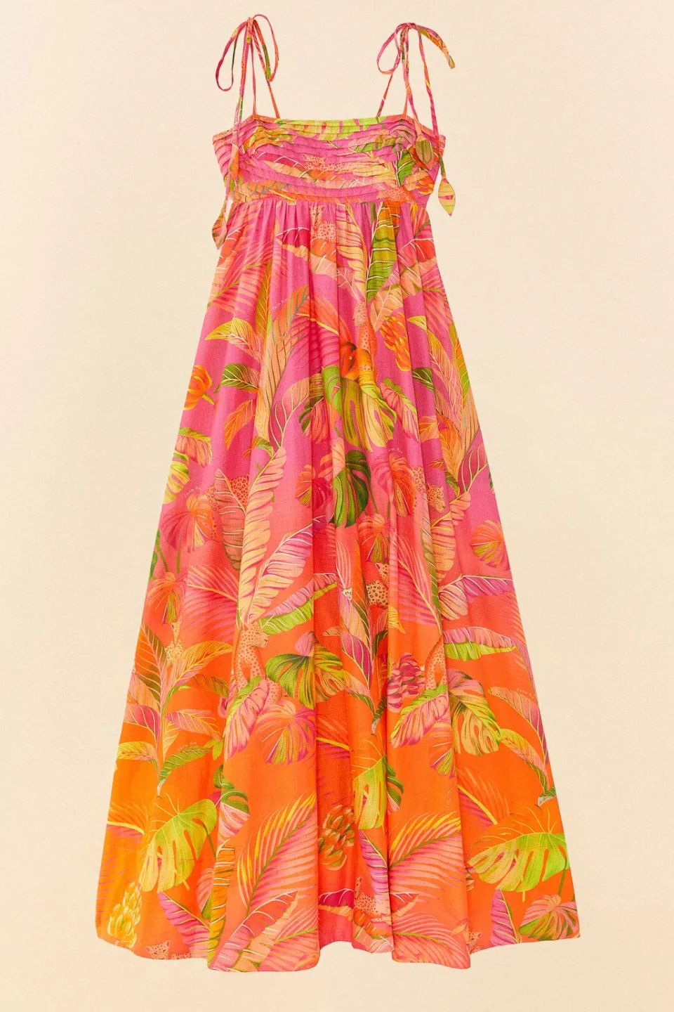 FARM Rio Orange Ombre Forest Maxi Dress Clearance