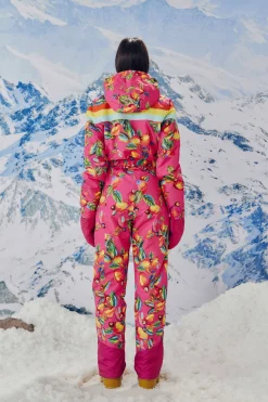 FARM Rio Pink Cashew Ski Jumpsuit