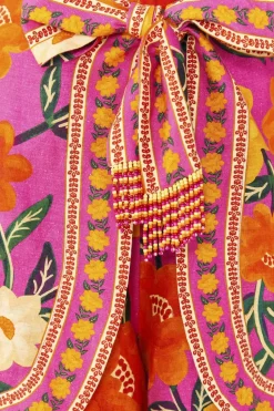 FARM Rio Pink Flower Tapestry Shorts Hot