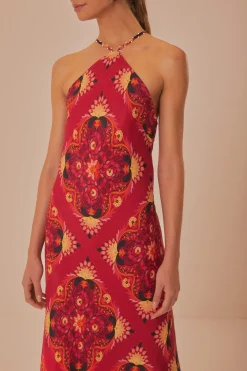 FARM Rio Pink Luize Sleeveless Maxi Dress Best