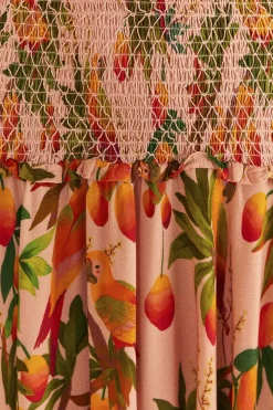 FARM Rio Pink Mango Trees Midi Dress Online