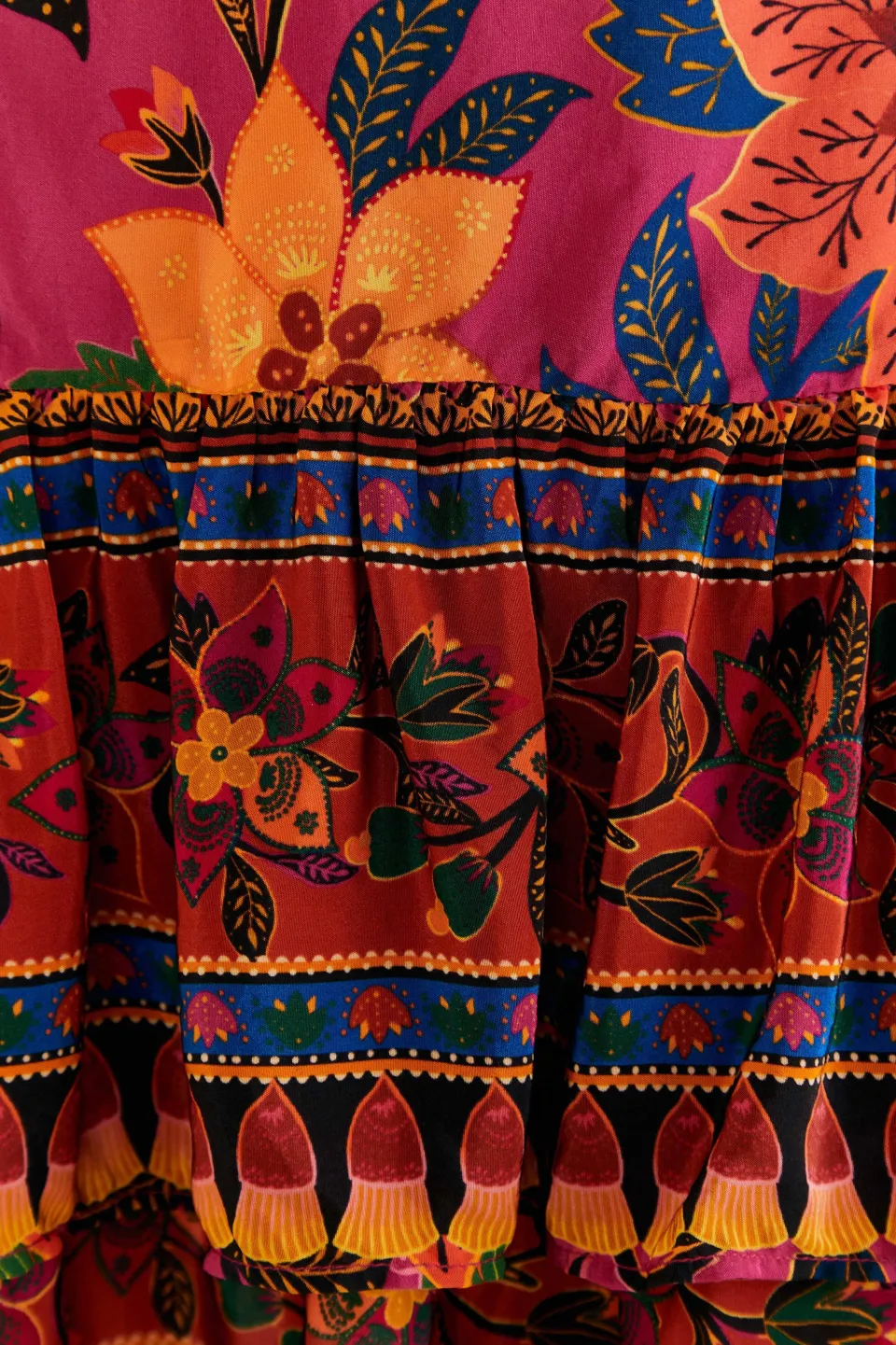 FARM Rio Pink Tropical Tapestry Mini Skirt Best