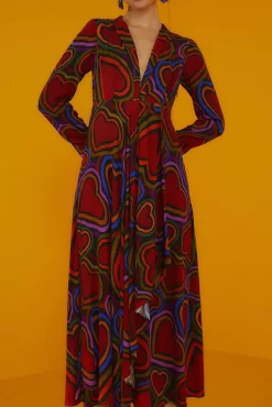 FARM Rio Rainbow Wild Hearts Maxi Dress Sale