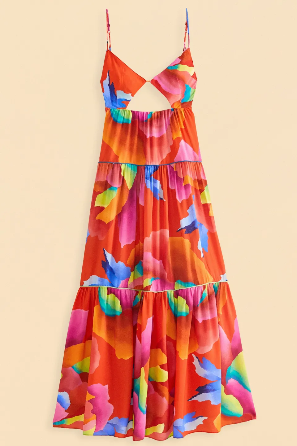 FARM Rio Red Ombre Chita Maxi Dress