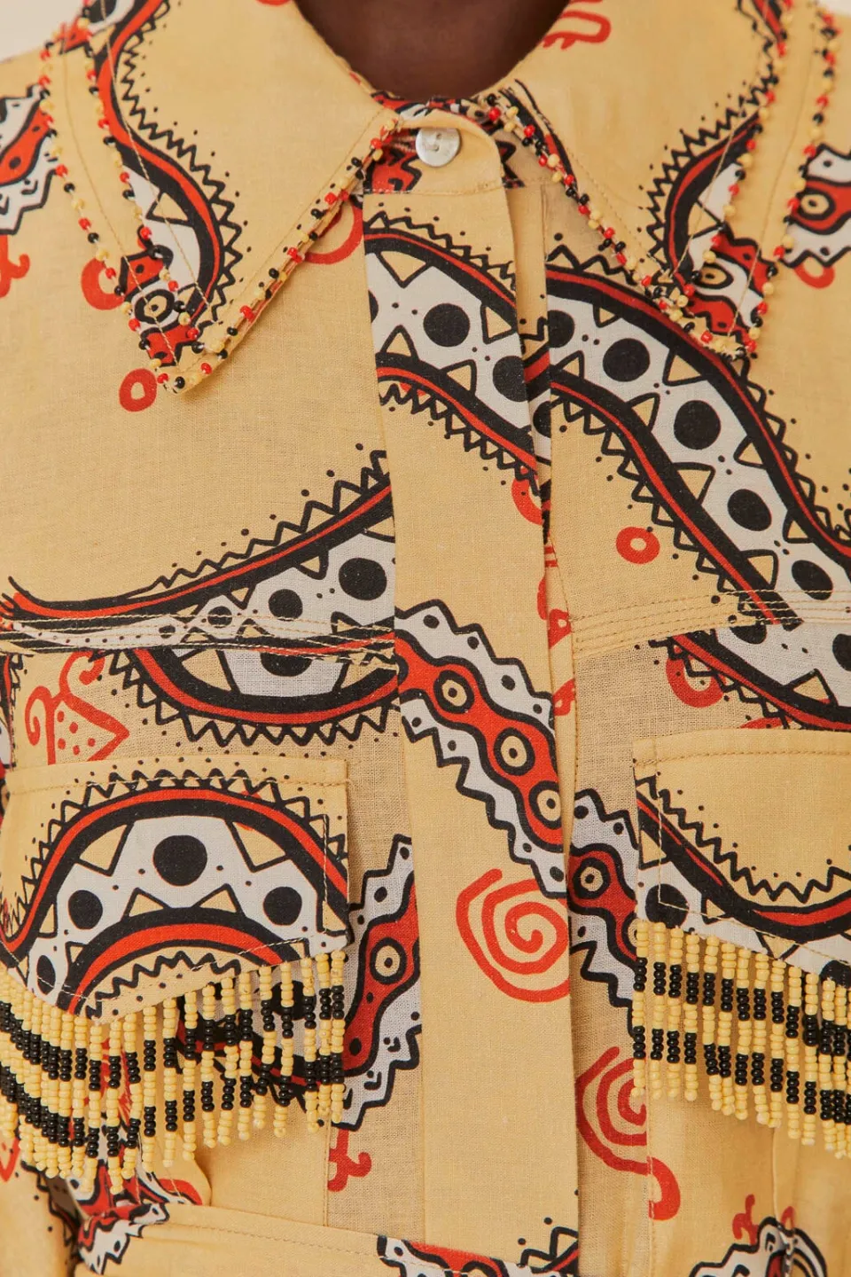 FARM Rio Sand Time Snake Mini Dress Clearance