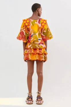 FARM Rio SQUARE NECK BLOUSE | Summer Dream Print Best