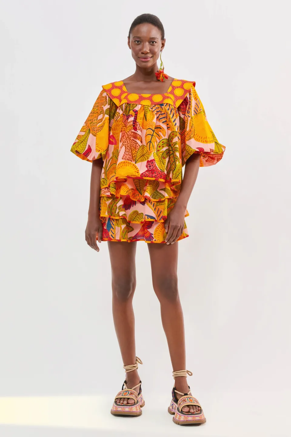 FARM Rio SQUARE NECK BLOUSE | Summer Dream Print Best