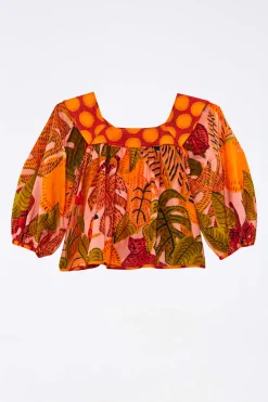 FARM Rio SQUARE NECK BLOUSE | Summer Dream Print Best