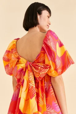 FARM Rio Summer Garden Ombre Mini Dress Hot