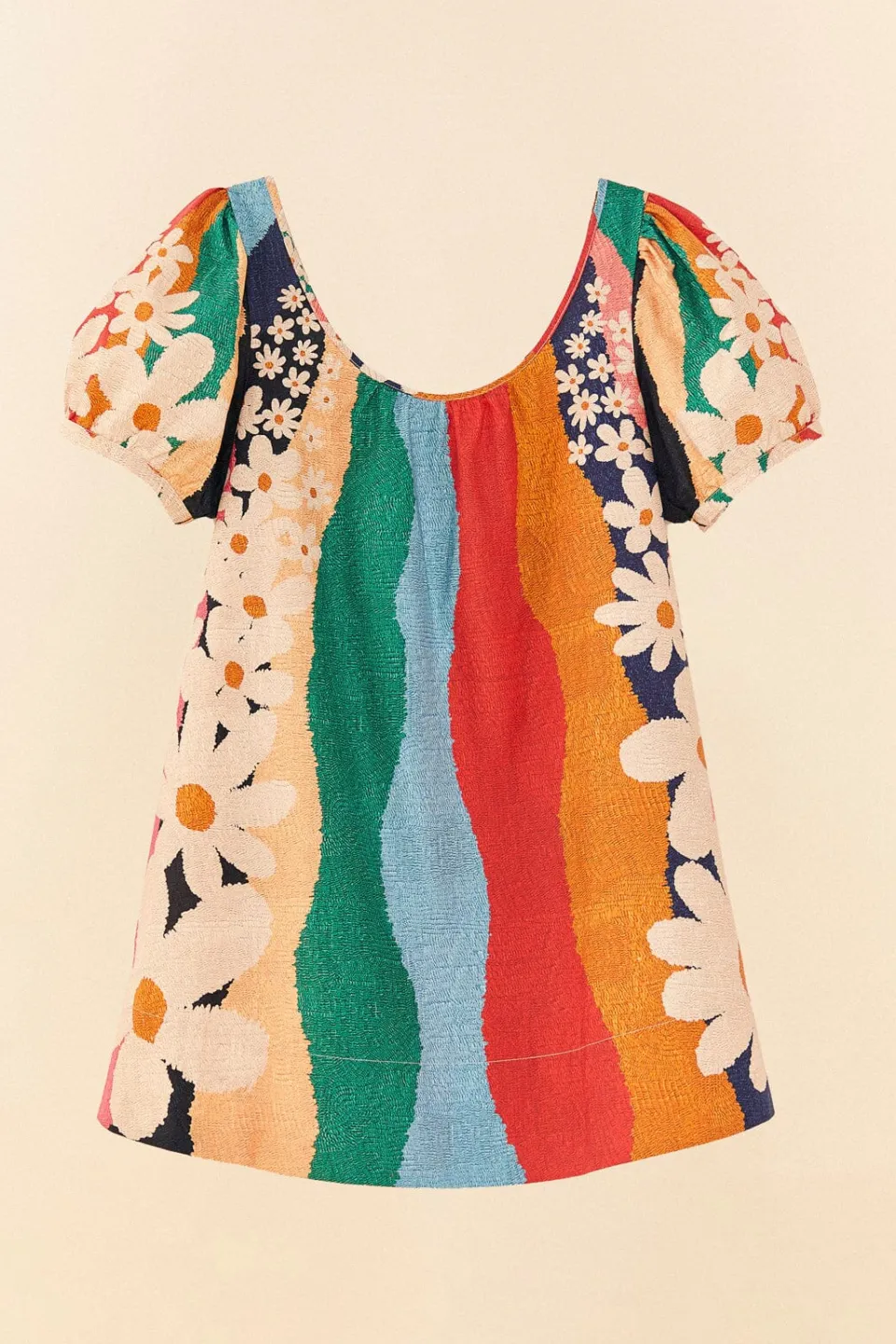 FARM Rio Super Fun Daisy Organic Cotton Mini Dress Clearance