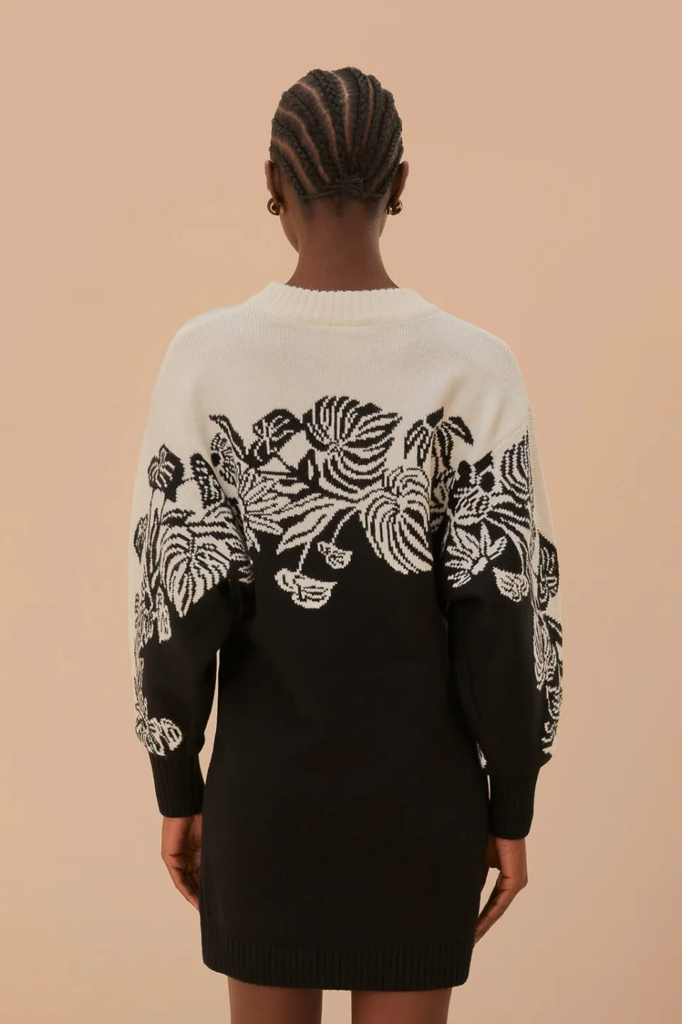 FARM Rio Surreal Garden Knit Sweaterdress Clearance