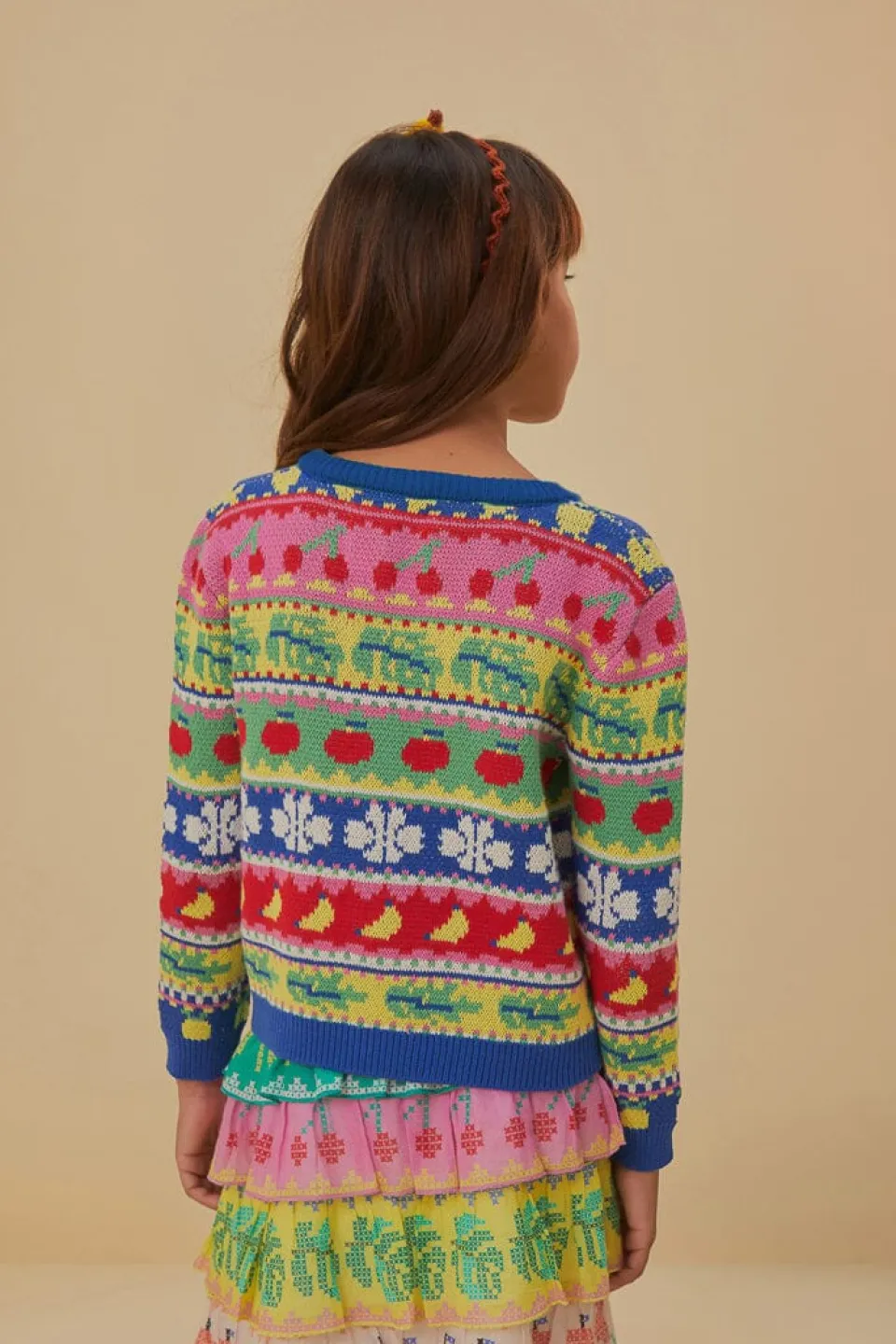 FARM Rio Sweet Orchard Knit Kids Cardigan