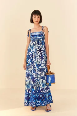 FARM Rio Sweet Rio Tie Strap Maxi Dress Sale
