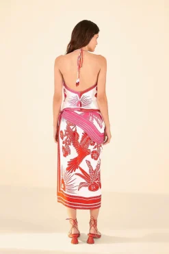 FARM Rio Tropical Dream Lenzing™ Ecovero™ Viscose Halter Blouse