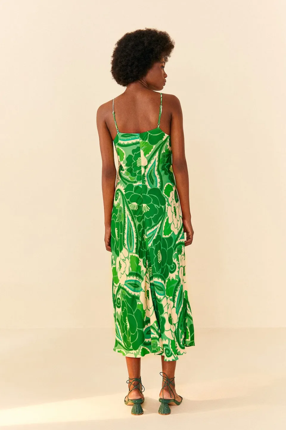 FARM Rio Tropical Groove Circle Cut Out Midi Dress Clearance
