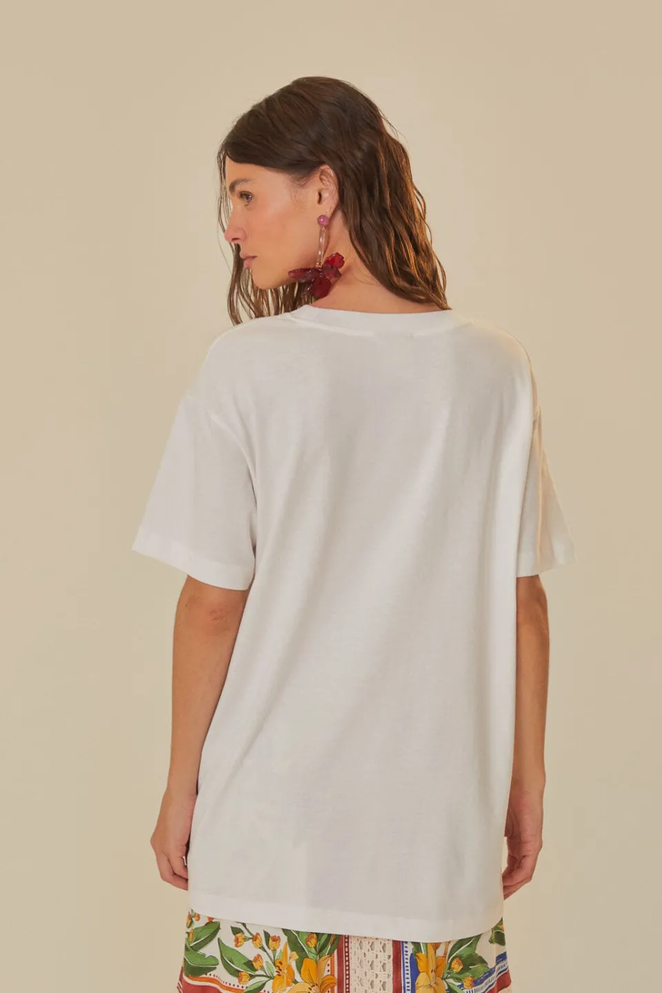FARM Rio White Organic Cotton T-Shirt